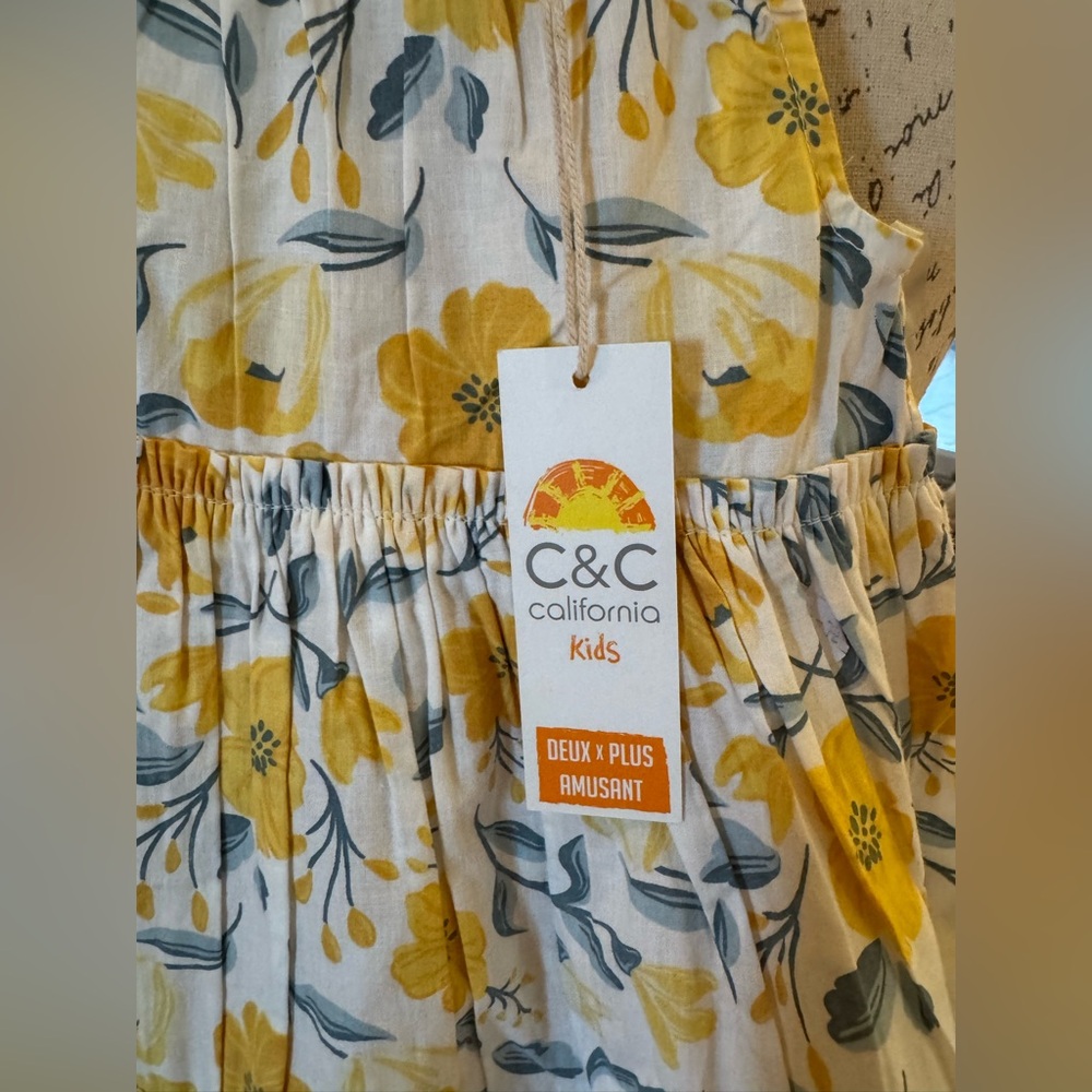 2 c&c California kids sun dresses nwt 3t
